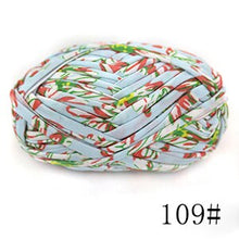 Load image into Gallery viewer, Jingxing, 3-5 days to EU USA, fancy yarn for knitting hats 100% polyester printed colors ribbon yarn handcraft crochet yarns