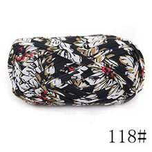 Load image into Gallery viewer, Jingxing, 3-5 days to EU USA, fancy yarn for knitting hats 100% polyester printed colors ribbon yarn handcraft crochet yarns
