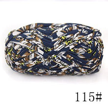 Load image into Gallery viewer, Jingxing, 3-5 days to EU USA,  fancy yarn for knitting hats 100% polyester printed colors ribbon yarn handcraft crochet yarns
