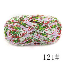 Load image into Gallery viewer, Jingxing, 3-5 days to EU USA,  fancy yarn for knitting hats 100% polyester printed colors ribbon yarn handcraft crochet yarns
