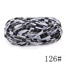 Load image into Gallery viewer, Jingxing, 3-5 days to EU USA,  fancy yarn for knitting hats 100% polyester printed colors ribbon yarn handcraft crochet yarns
